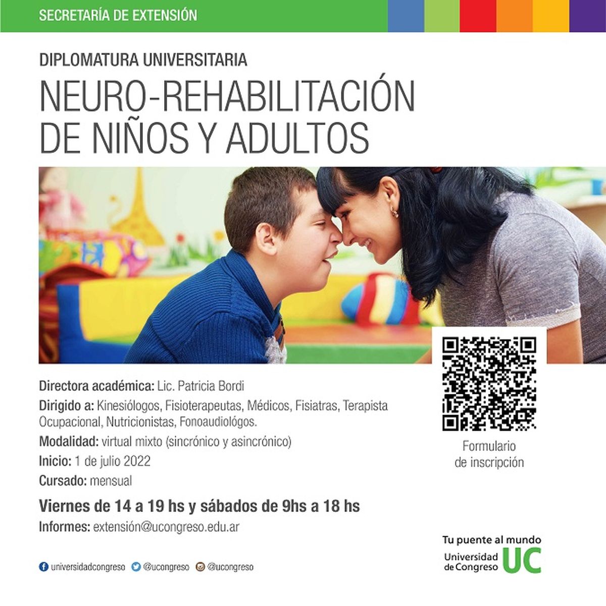 La propuesta se encuentra pensada y diagramada por profesionales de la Salud que traen los avances tecnológicos y nuevos procesos de rehabilitación