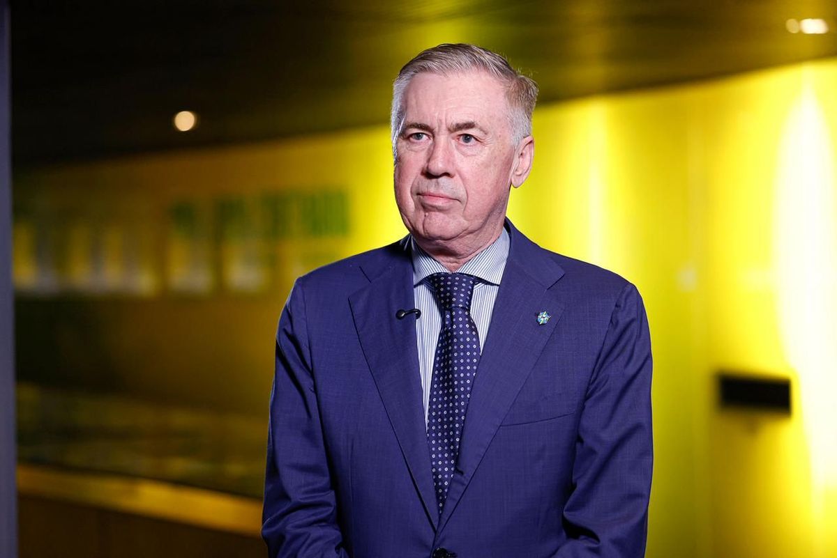 Carlo Ancelotti dirigirá a la selección de Brasil hasta los 70 años.