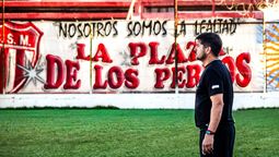 Alejandro Abaurre rescató la actitud del equipo en el empate ante Juventud Unida, en San Luis.