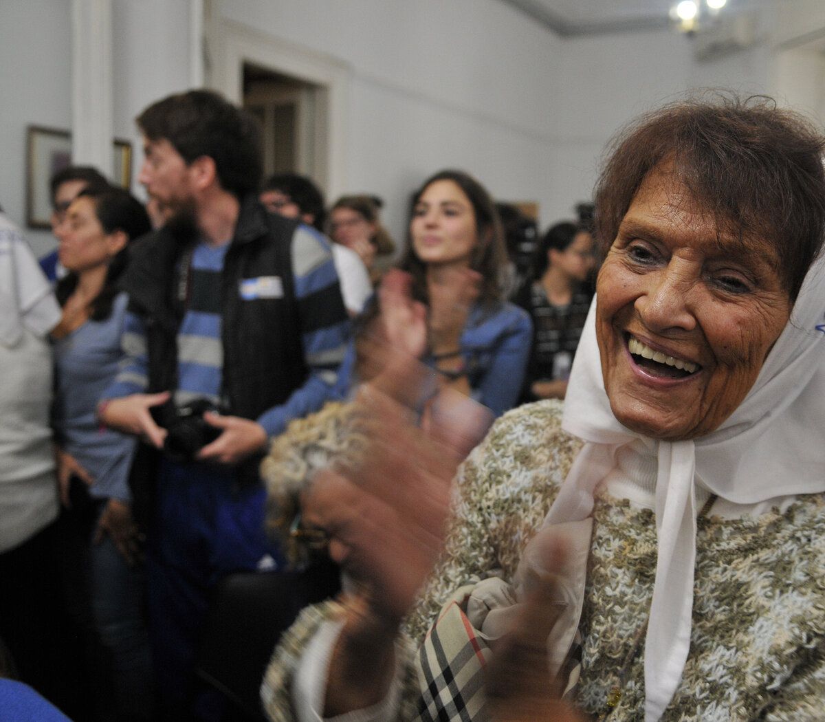 Taty Almeida, un símbolo de la lucha por los Derechos Humanos y una histórica referente de Madres de Plaza de Mayo.
