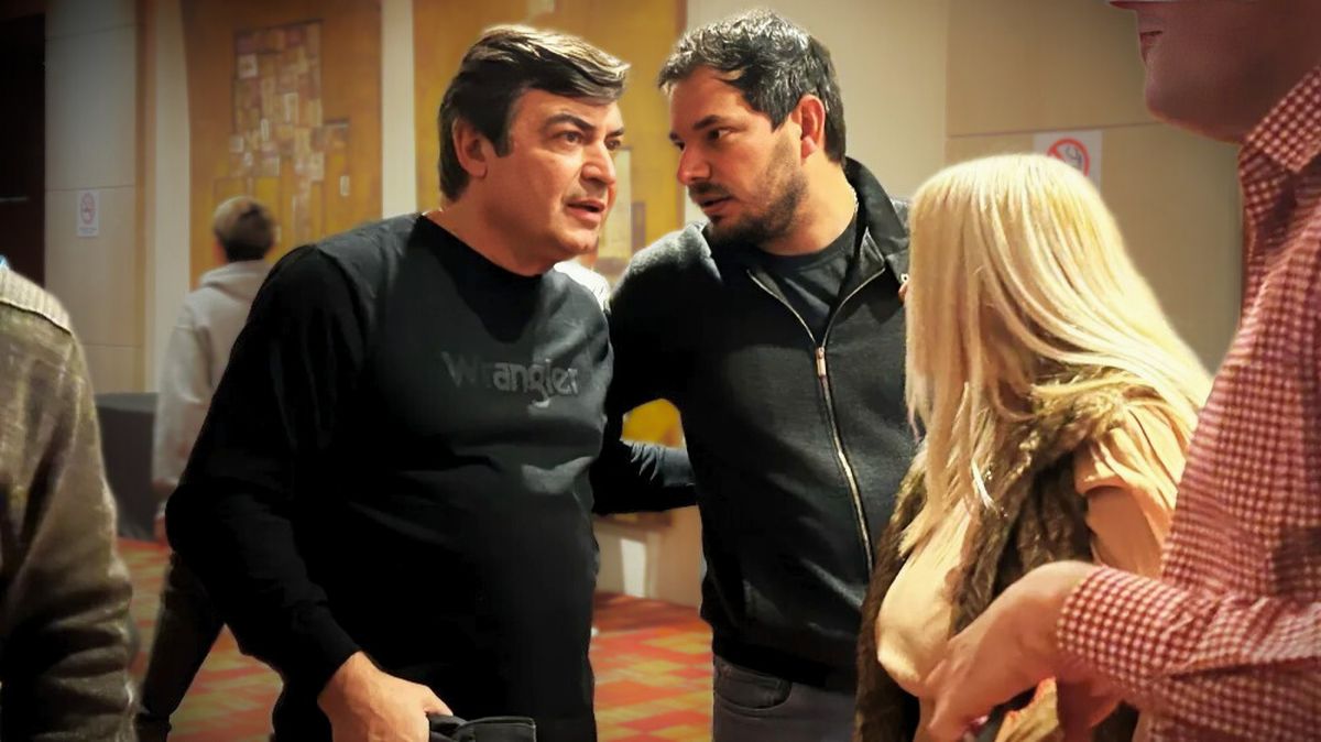 De Marchi y Álvaro Martínez en el acto del sábado en el centro. 