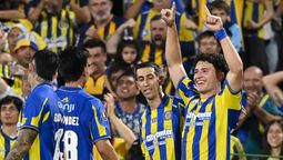 Ignacio Ovando fue el autor del único tanto con que Rosario Central le ganó a Libertad por la Copa Libertadores.