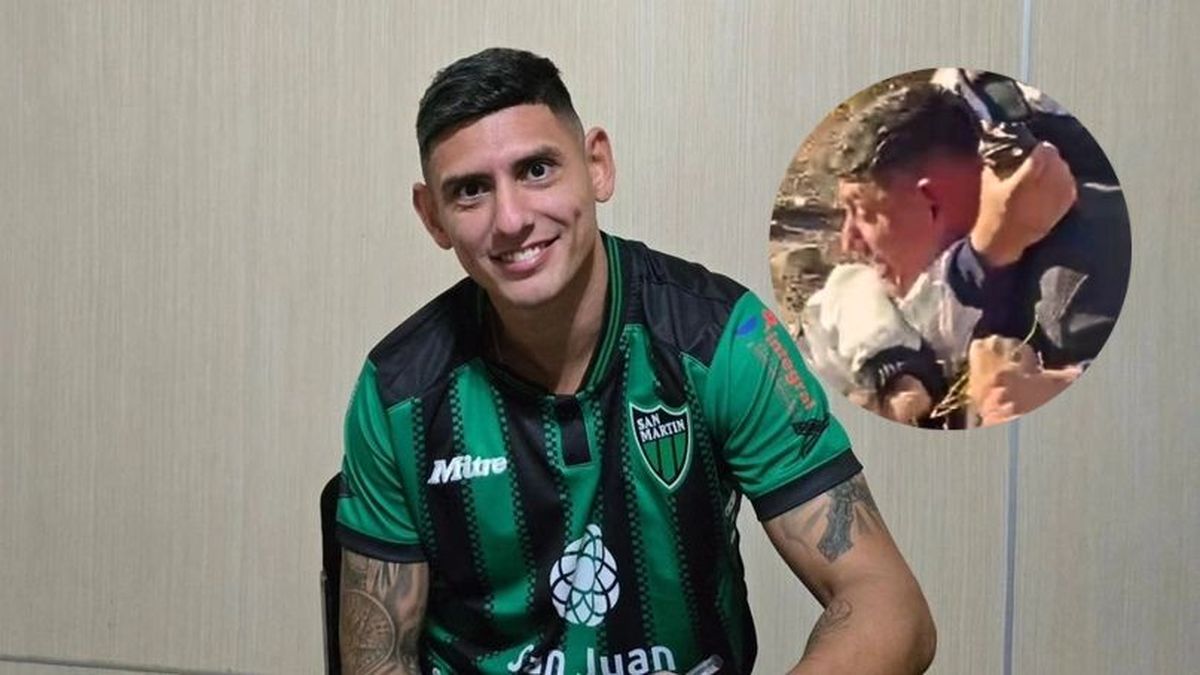 Matías Orihuela se agarró a piñas con la Policía y terminó preso. 