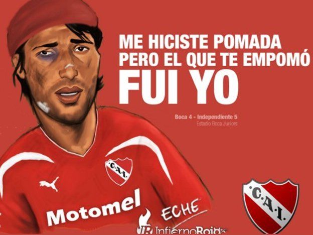 Los afiches del Rojo a Boca