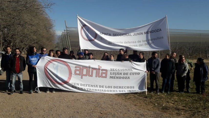 Trabajadores del INTA protestaron por sus bajos salarios