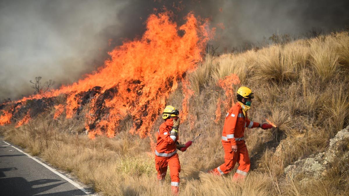 Logran controlar todos los focos de incendios en San Luis