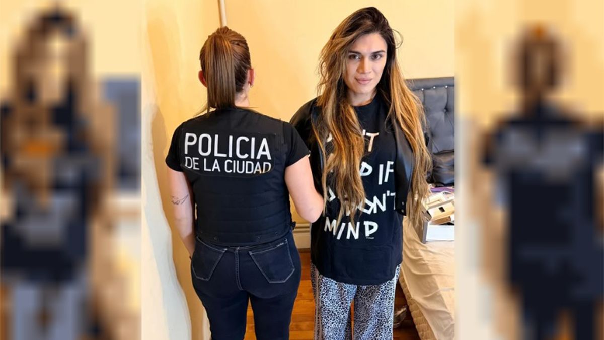 Luciana Martínez, la mujer trans que fue detenida junto a su mánager por robarle a un turista estadounidense en un hotel. Luciana Martínez, la mujer trans que fue detenida junto a su mánager por robarle a un turista estadounidense en un hotel.