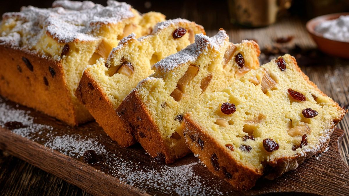 Este budín de manzana y avena se prepara con pocos ingredientes y es sencillo. Foto: gentileza infobae.