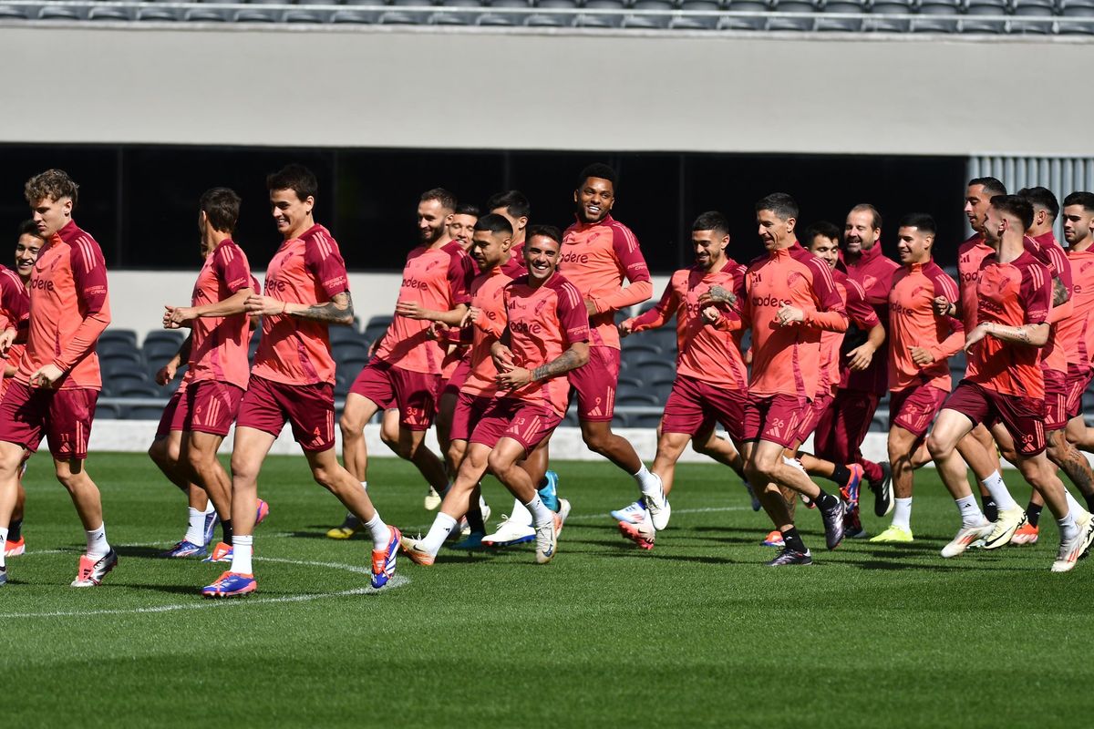 River es todo alegría tras el Superclasico y el pase en la Copa.