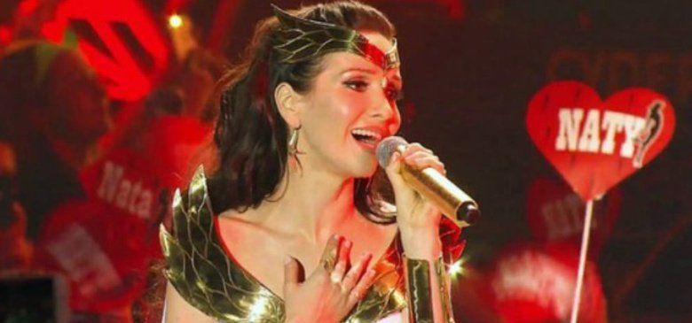 Natalia Oreiro cantó ante 30 mil personas en Rusia