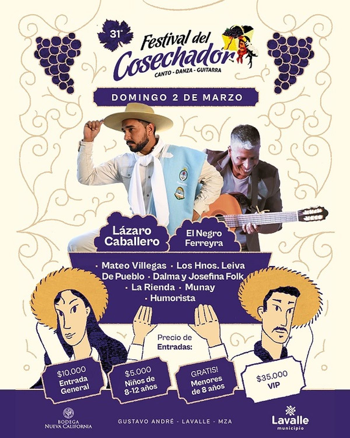 El Festival celebra la cultura, la música y el trabajo de quienes son protagonistas de la cosecha. El Festival celebra la cultura, la música y el trabajo de quienes son protagonistas de la cosecha.