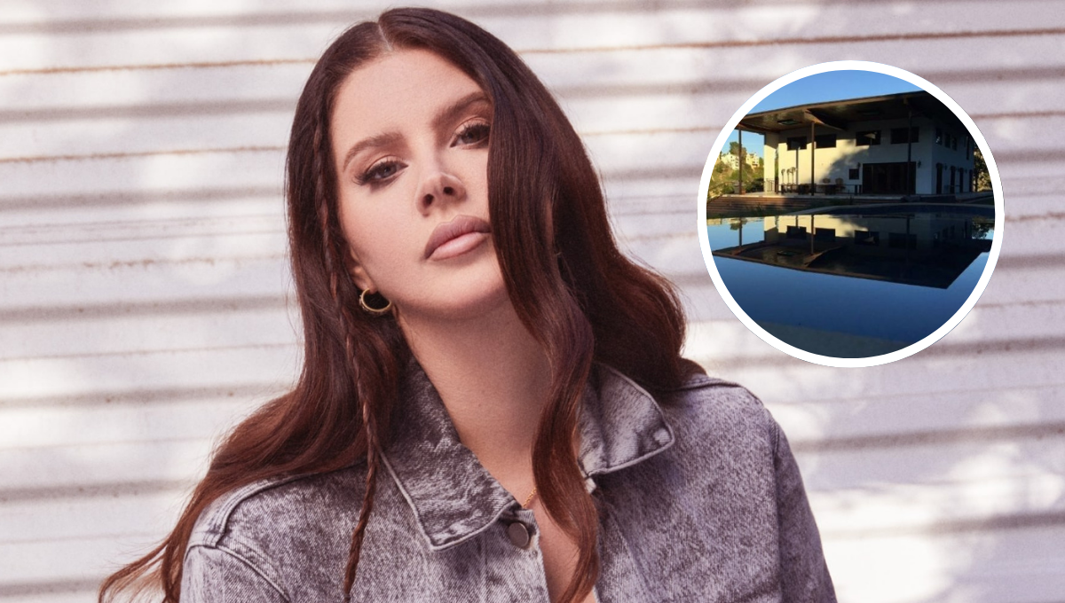 Lana del Rey elige Los Ángeles para vivir y su mansión es tán grande como costosa.