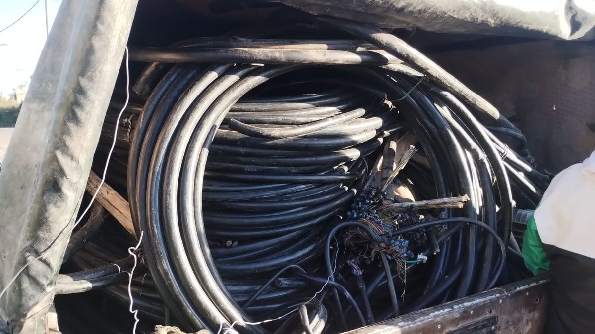 Insólito: contrató a un grupo de personas para sacar cables y terminaron vendiéndolos