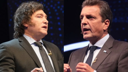 Javier Milei y Sergio Masa.