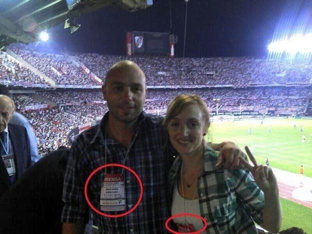 Una foto de la diputada Fernández Sagasti en cancha de River provocó el repudio en las redes sociales