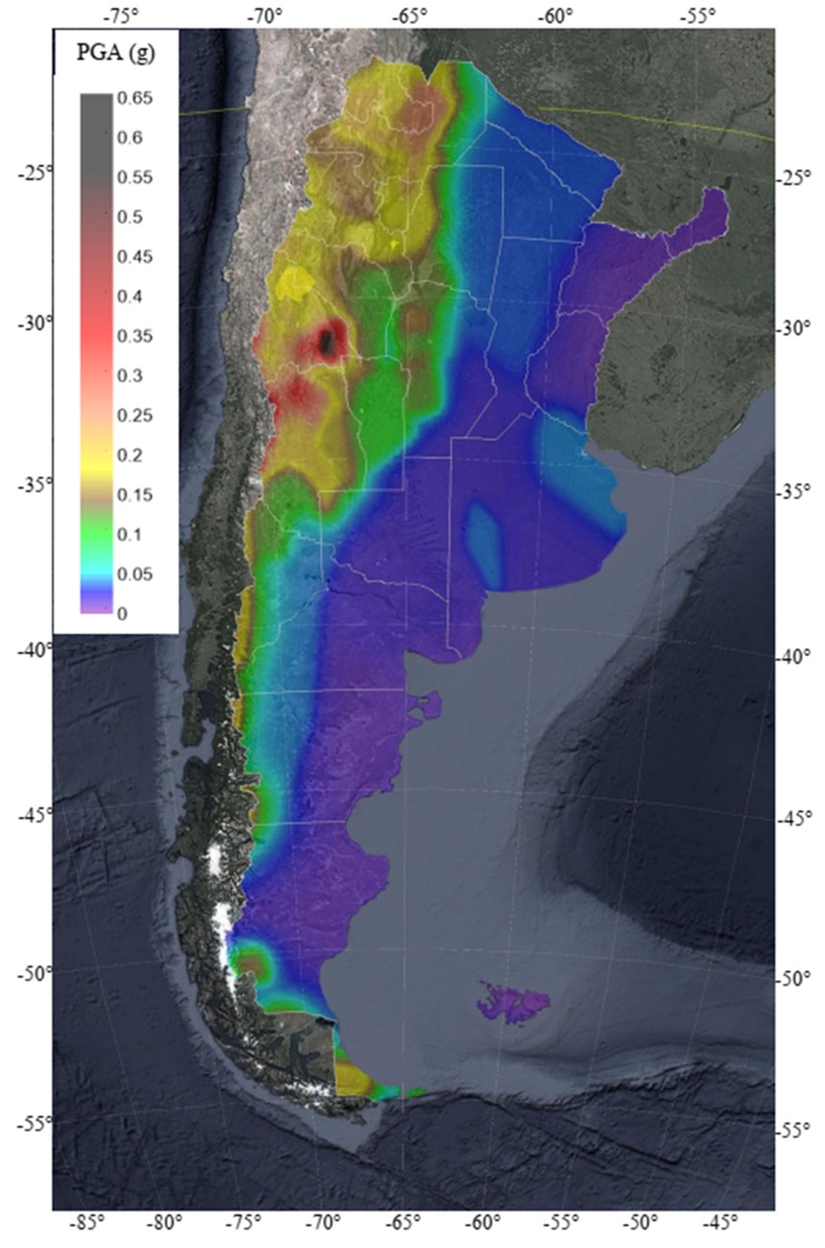 El mapa de peligrosidad sísmica del INPRES. San Juan y el norte de Mendoza, en riesgo de movimientos sísmicos. El mapa de peligrosidad sísmica del INPRES. San Juan y el norte de Mendoza, en riesgo de movimientos sísmicos.