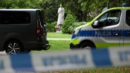 Fuerte operativo policial se montó tras el asesinato del cura. Foto: gentileza