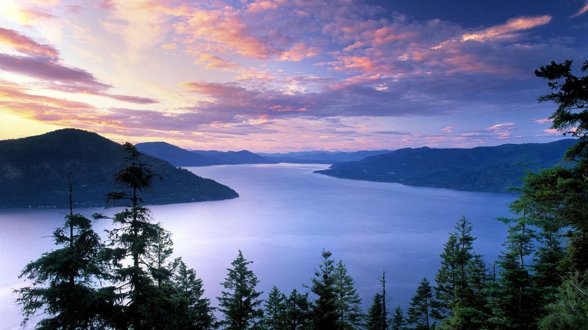 El lago más grande de Idaho se formó hace millones de años. Imagen del Instituto Americano de Formación e Investigación.