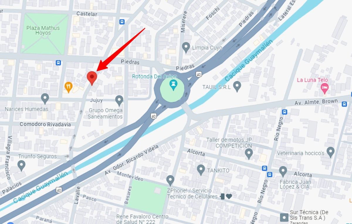 El mapa de la persecución del viernes 15: desde Los Corralitos a la Cuarta Sección. El mapa de la persecución del viernes 15: desde Los Corralitos a la Cuarta Sección.