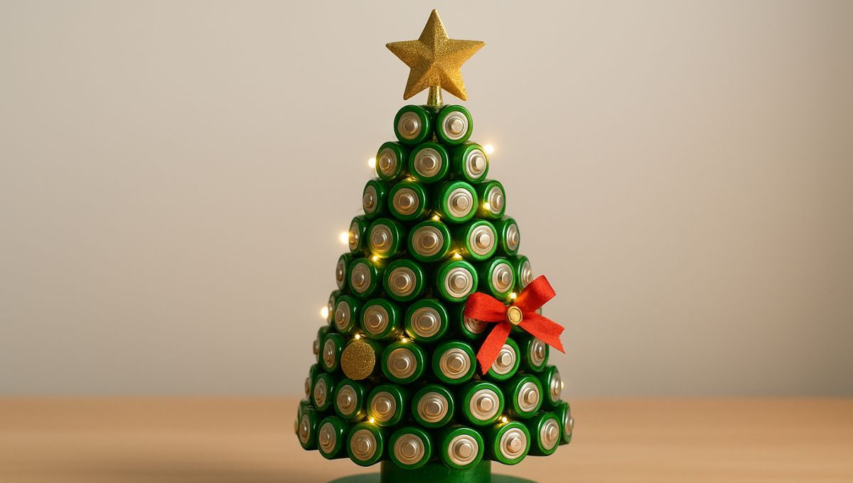 Con esta idea de reciclaje, esta Navidad tendrás un arbolito único y especial. Con esta idea de reciclaje, esta Navidad tendrás un arbolito único y especial.