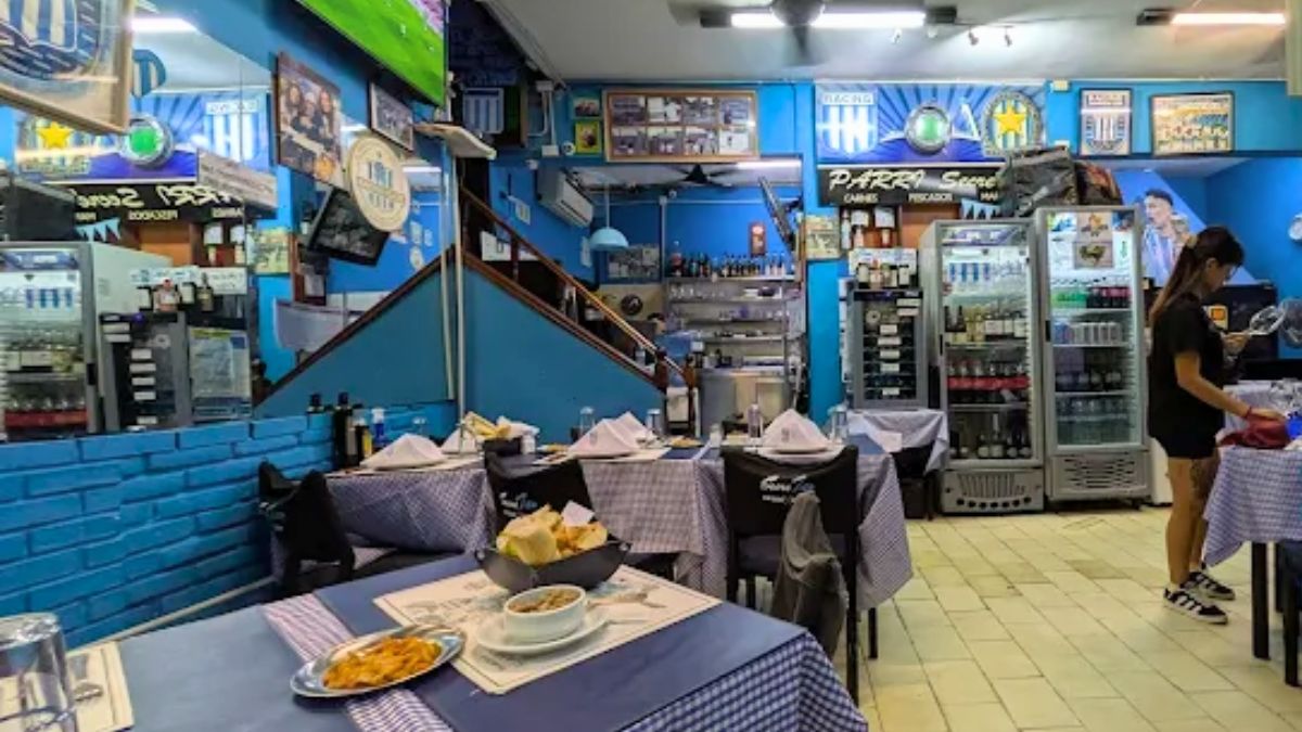El bodegón tiene destacado su ambiente racinguista. El bodegón tiene destacado su ambiente racinguista.