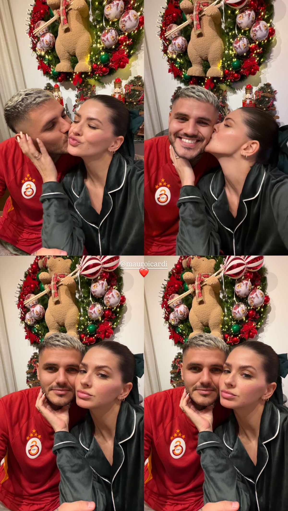 La China Su&aacute;rez y Mauro Icardi felices tras la resoluci&oacute;n del juez.