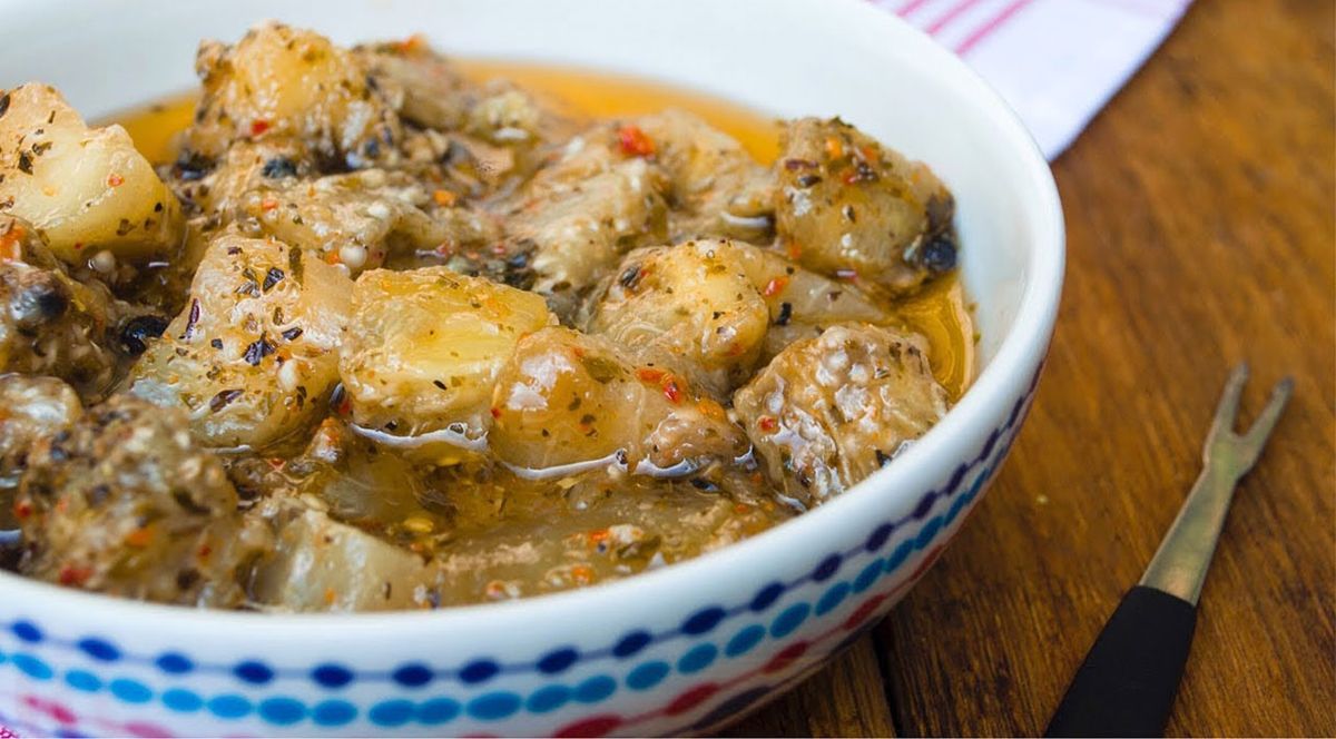 Receta de berenjenas al escabeche en simples pasos