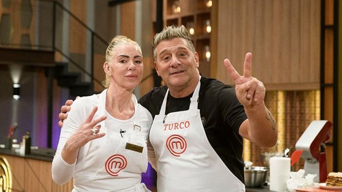 El Turco García junto a su esposa.