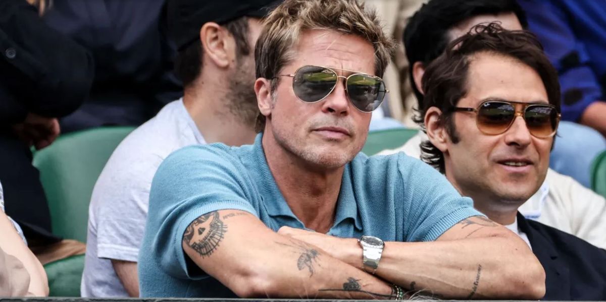 Alta facha. Brad Pitt fue a ver la final de Wimbledon y su look causó suspiros. Alta facha. Brad Pitt fue a ver la final de Wimbledon y su look causó suspiros.