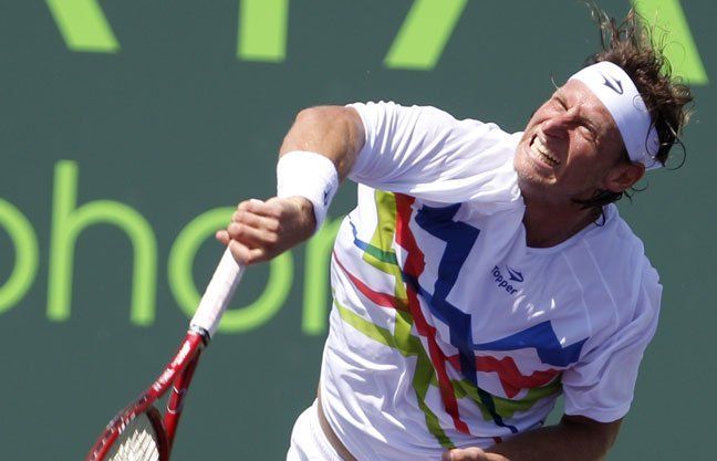 Nalbandian cayó ante Tipsarevic y se despidió de Miami