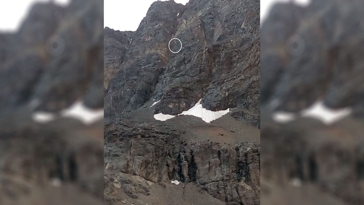El Duro bajó al rescatista en el cerro Tres Hermanos central en una delicada maniobra para cuidar su vida. El Duro bajó al rescatista en el cerro Tres Hermanos central en una delicada maniobra para cuidar su vida.