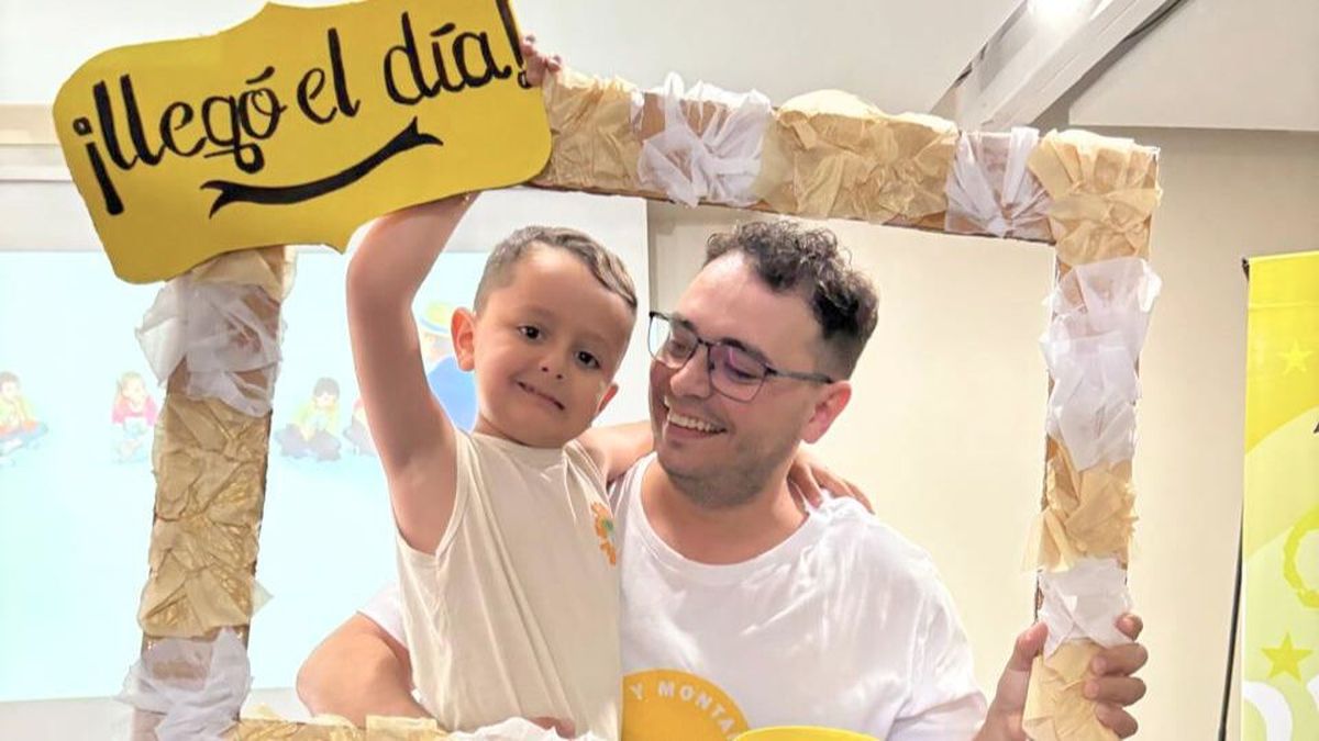 Felipe, el niño mendocino que le ganó al cáncer y fue dado de alta con una gran fiesta en el hospital