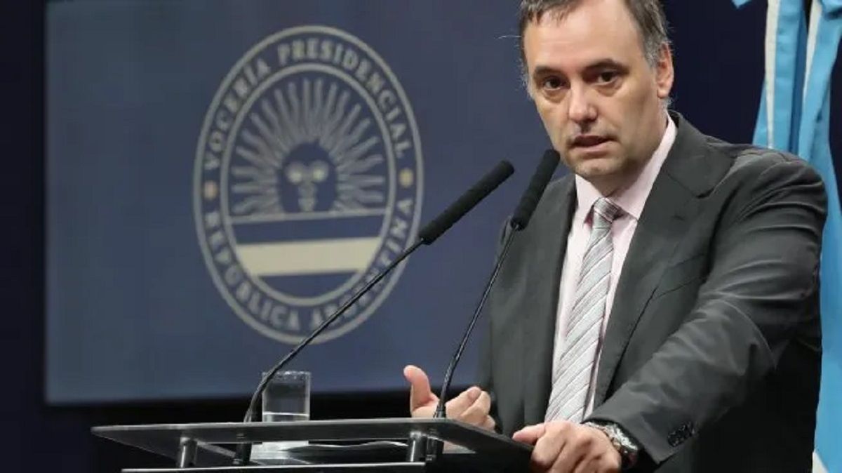 El vocero presidencial, Manuel Adorni. El vocero presidencial, Manuel Adorni.