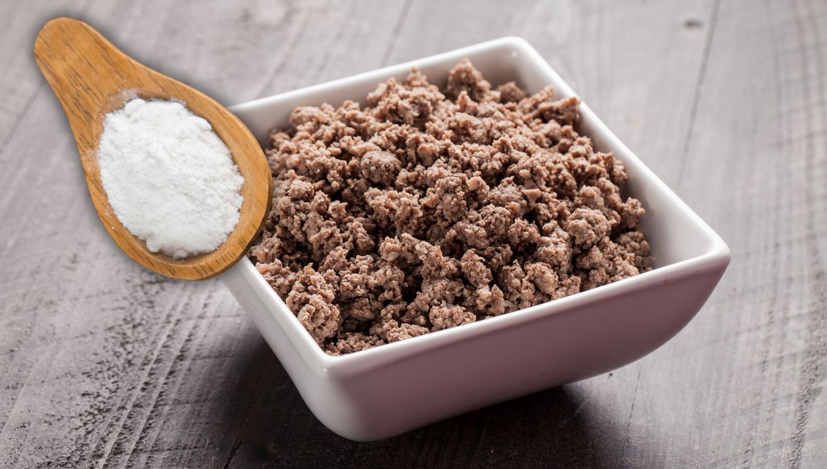 El bicarbonato mejora la textura, sabor y color de la carne. El bicarbonato mejora la textura, sabor y color de la carne. 
