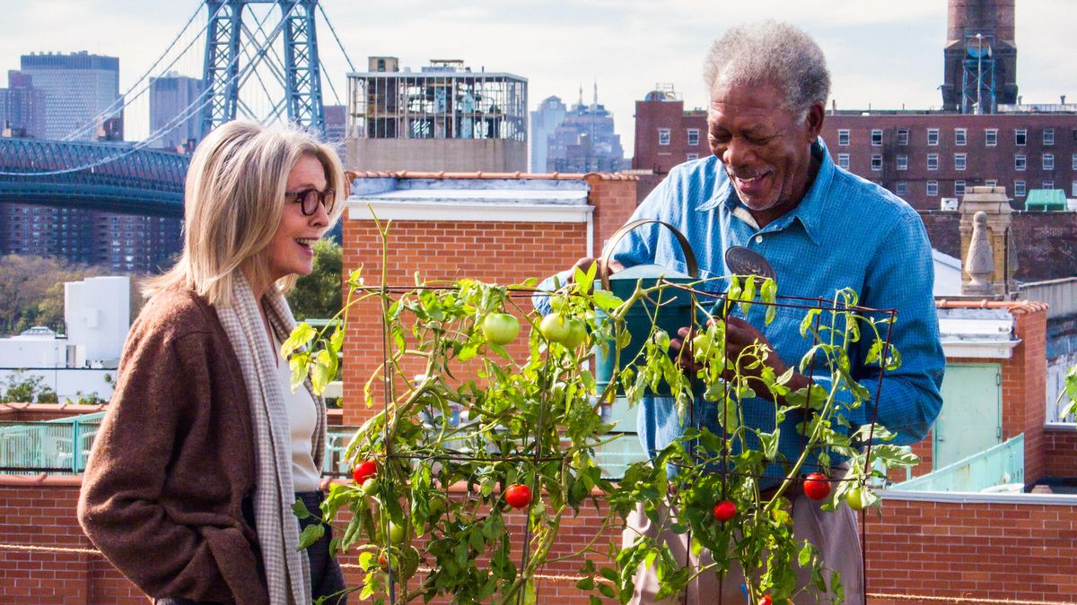 Diane Keaton y Morgan Freeman protagonizan "Memorias de Manhattan".&nbsp;