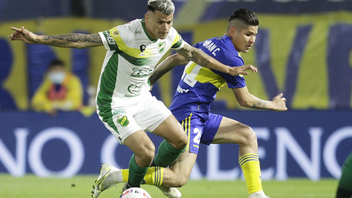 Boca no tuvo una buena noche y empató con Defensa y Justicia 