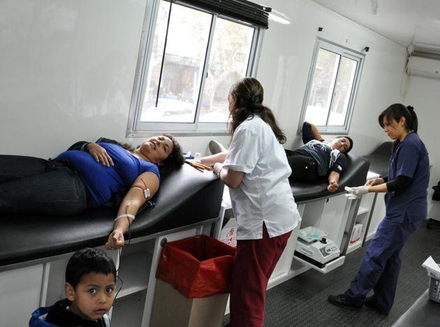 Los sanrafaelinos colaboran con campaña solidaria  para el banco de sangre
