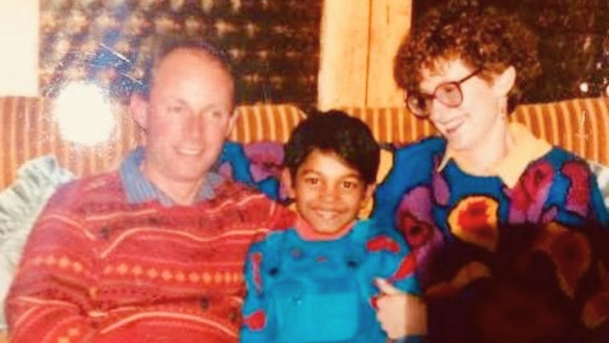 El ni&ntilde;o tras quedar desaparecido en India.