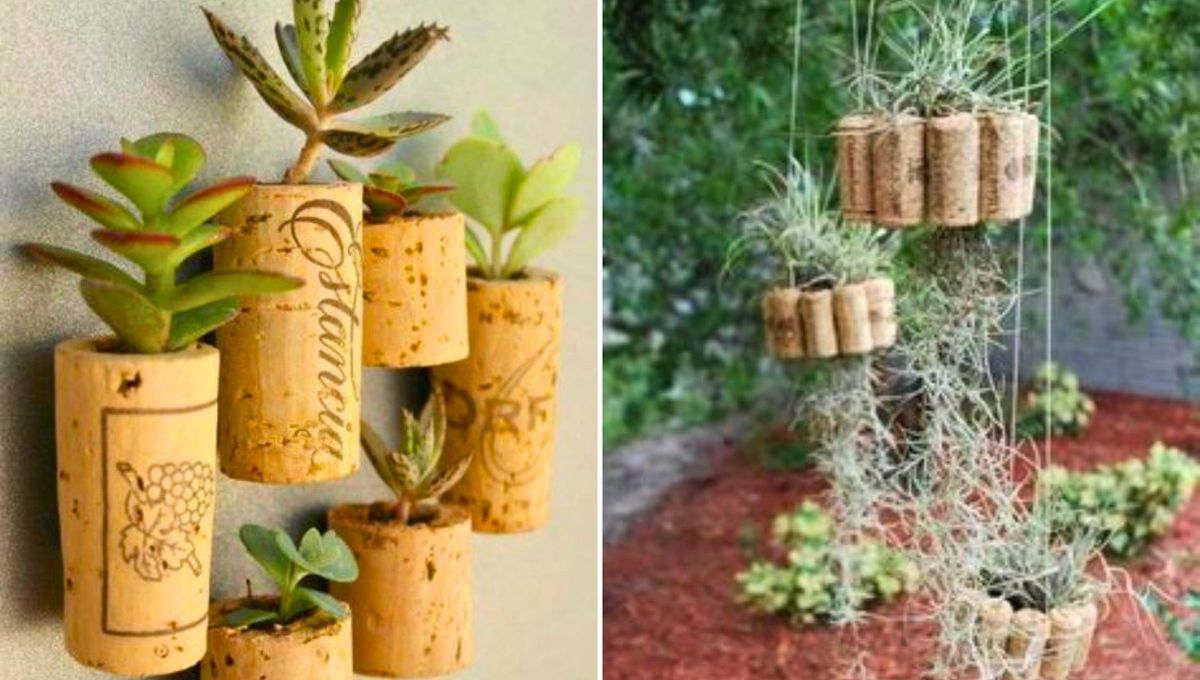 Esta es una de las ideas para reutilizar los miles de corchos que tenemos en casa. Foto Pinterest Esta es una de las ideas para reutilizar los miles de corchos que tenemos en casa. Foto Pinterest