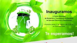 Paraná tendrá un centro de recepción y transferencia de residuos de eléctricos y electrónicos