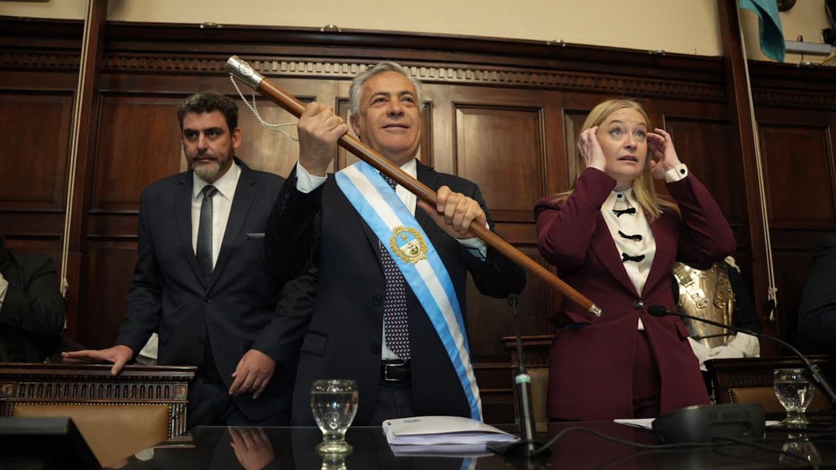 El gobernador Alfredo Cornejo y la vicegobernadora Hebe Casado. Foto: Axel Lloret