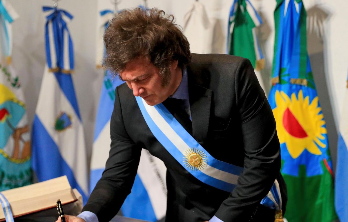 El presidente Javier Milei habló en cadena nacional tras la firma del Pacto de Mayo.
