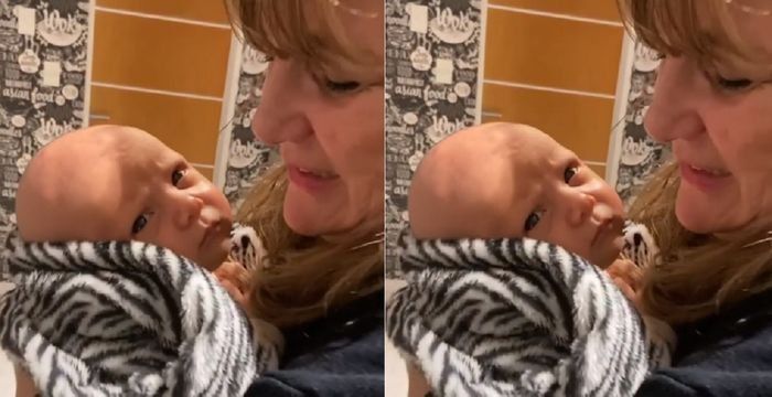 Destrozan a Barby Silenzi por un video de su bebe recién nacida con la abuela: Ponele barbijo