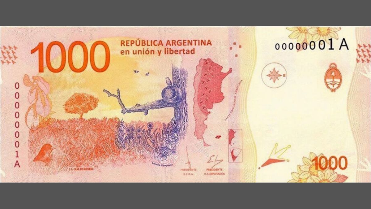 Billete de 1000 pesos Billete de 1000 pesos