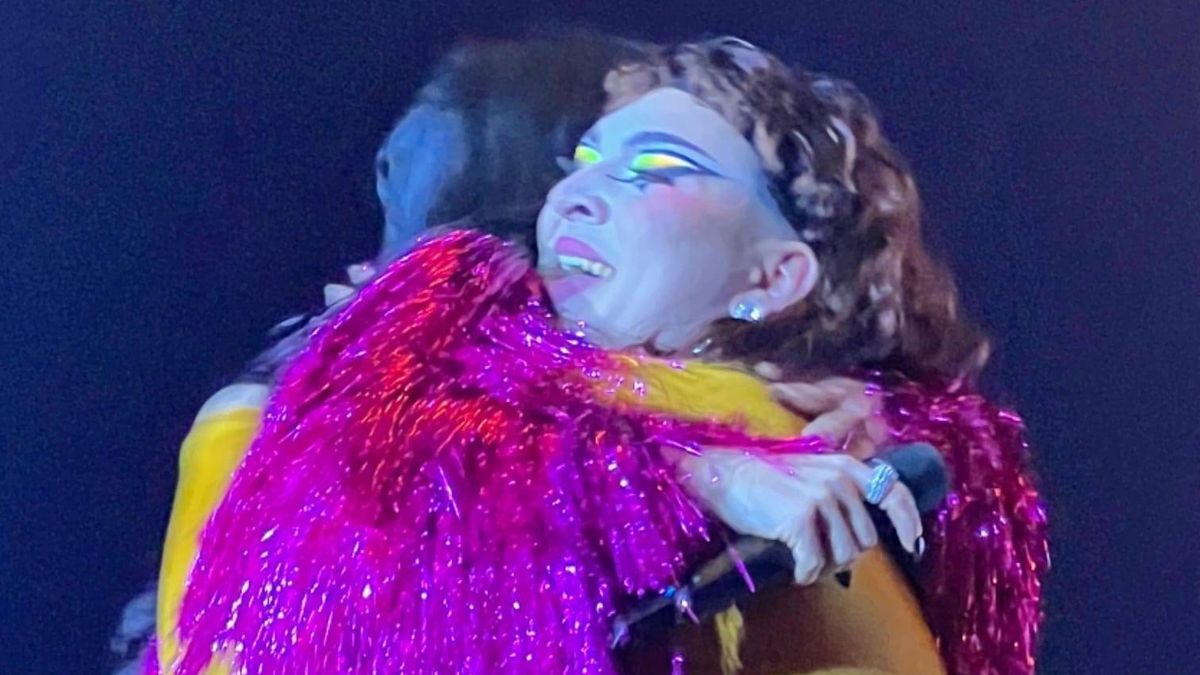 El abrazo con Lali Espósito. Sentí que estaba con una persona muy humana, dijo.