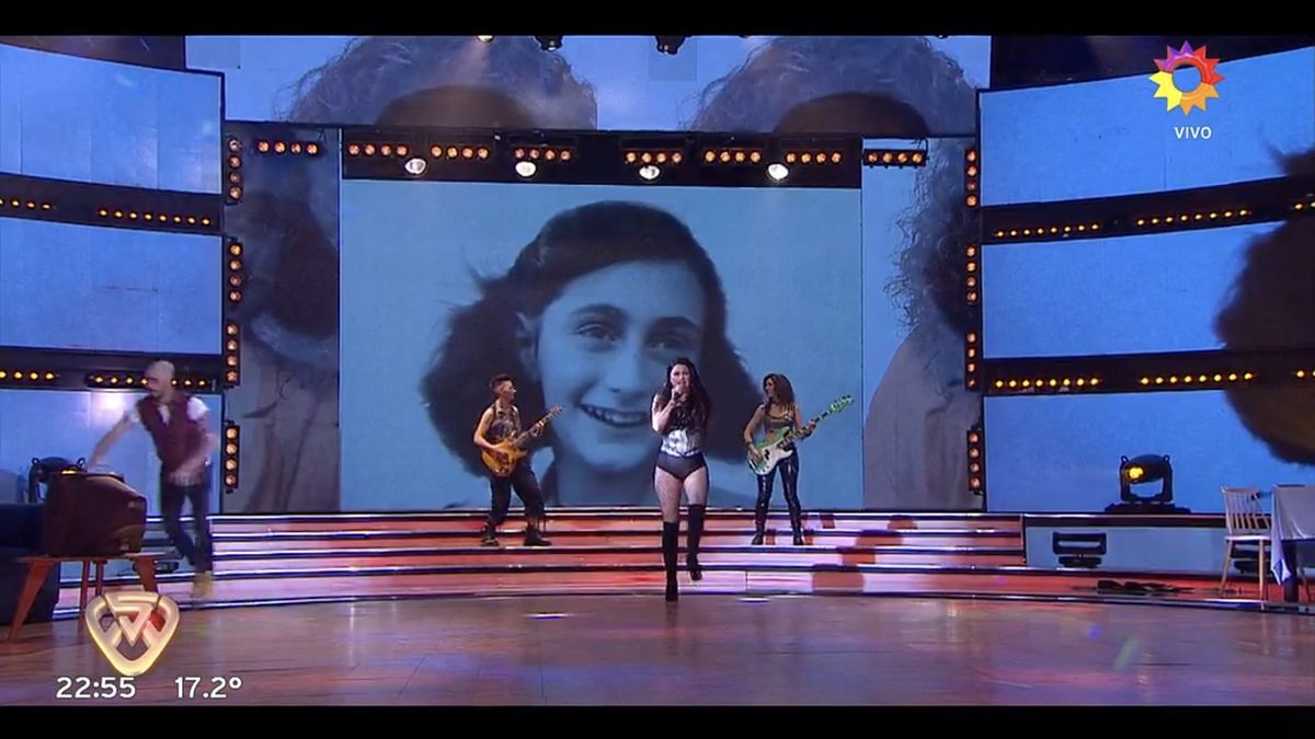 Repudian el uso de la imagen de Ana Frank en un musical de ShowMatch