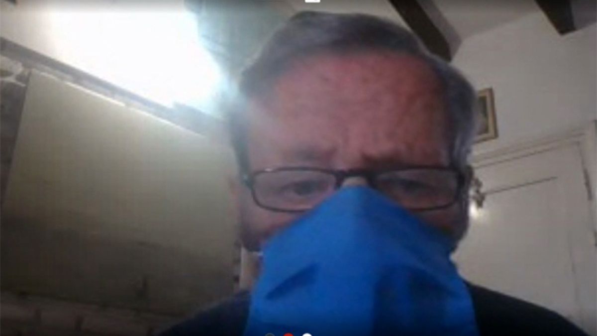 El imputado por delitos de lesa humanidad Omar Navarro Moyano.