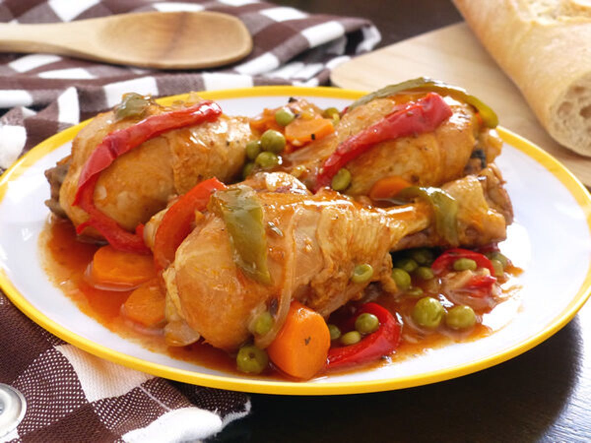 La freidora de aire permite comer esta receta con un pollo muy jugoso. La freidora de aire permite comer esta receta con un pollo muy jugoso.