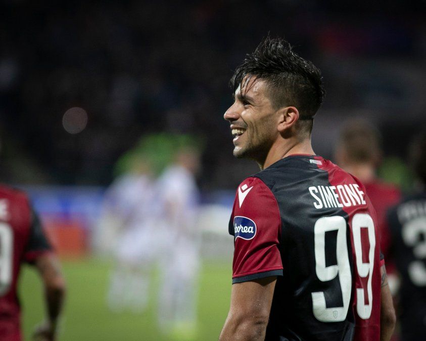 Giovanni Simeone dijo que está en buen estado de salud.