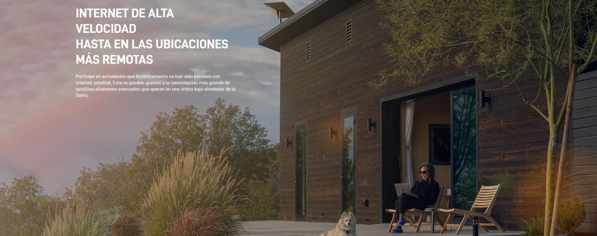 Starlink ofrece internet de alta velocidad. Starlink ofrece internet de alta velocidad.